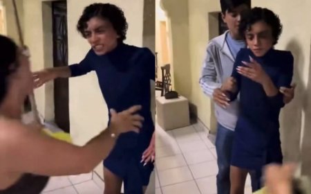 ¡Se dieron con todo! La Venenito pelea con su mamá en plena fiesta de cumpleaños: VIDEO