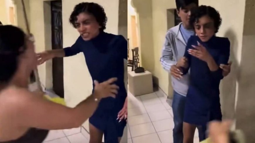 ¡Se dieron con todo! La Venenito pelea con su mamá en plena fiesta de cumpleaños: VIDEO